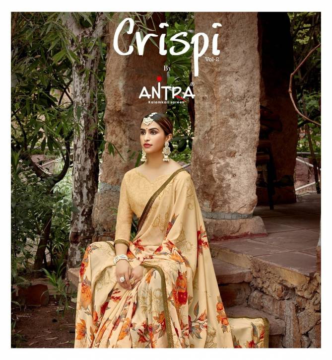 Antra Crispi 2 Chiffon Printed Wholesale Saree Collection